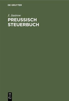 Cover Preußisch Steuerbuch