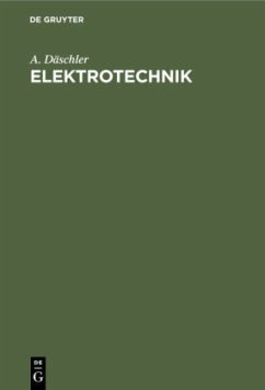 Elektrotechnik - Däschler, A.