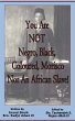 You Are NOT Negro, Black, Coloured,... - Bild 1