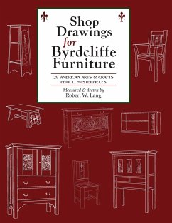 Shop Drawings for Byrdcliffe Furniture: 28 Masterpieces American Arts & Crafts Furniture - Lang, Robert W.