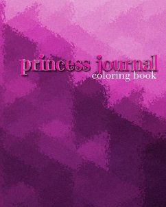princess Pink Journal blank coloring book $ir Michael designer edition - Huhn, Michael