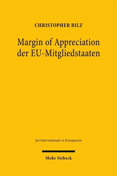Margin of Appreciation der EU-Mitgliedstaaten (eBook, PDF) - Bilz, Christopher