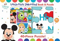 Disney Baby: Little First Look and Find Book & Puzzle - Pi Kids