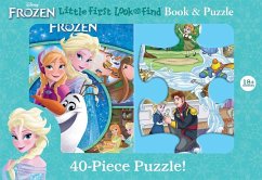 Disney Frozen: Little First Look and Find Book & Puzzle - Kids, P I