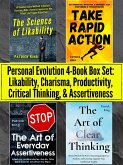 Personal Evolution 4-Book Box Set: Likability, Charisma, Productivity, Critical Thinking, & Assertiveness (eBook, ePUB)