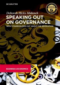 Speaking Out on Governance (eBook, PDF) - Midanek, Deborah Hicks