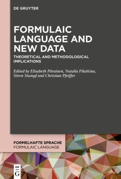 Formulaic Language and New Data (eBook, PDF)