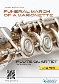 Flute Quartet sheet music: Funeral march of a Marionette (set of parts) (fixed-layout eBook, ePUB)