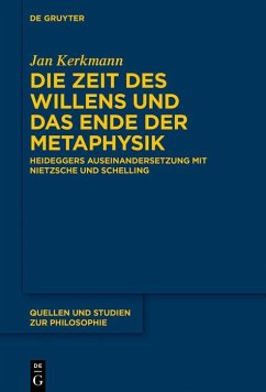 Cover Die Zeit des Willens und das Ende der Metaphysik (eBook, PDF)