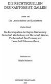 Sammlung Schweizerischer Rechtsquellen / Die Rechtsquellen der Region Werdenberg, 2 Teile / Sammlung Schweizerischer Rechtsquellen 4