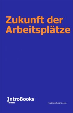 Cover Zukunft der Arbeitsplätze (eBook, ePUB)