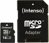 Intenso microSDHC 16GB C10 UHS-I Professional + Adapter