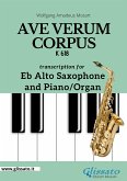 Eb Alto Saxophone and Piano or Organ "Ave Verum Corpus" by Mozart (fixed-layout eBook, ePUB)