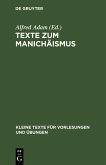 Texte zum Manichäismus (eBook, PDF)