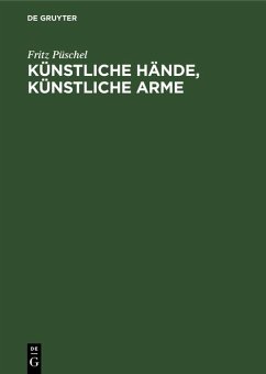 Cover Künstliche Hände, Künstliche Arme (eBook, PDF)