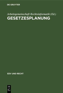Cover Gesetzesplanung (eBook, PDF)