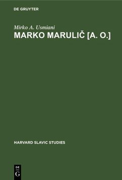 Cover Marko Marulic [a. o.] (eBook, PDF)