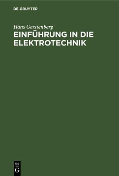 Cover Einführung in die Elektrotechnik (eBook, PDF)