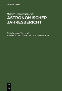 Die Literatur des Jahres 1958 (eBook, PDF)