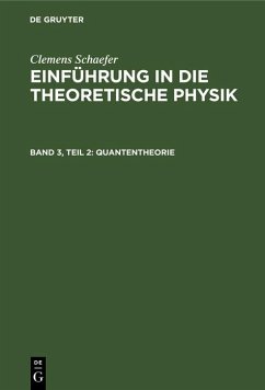 Quantentheorie (eBook, PDF) - Schaefer, Clemens