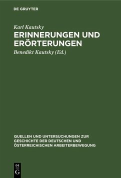 Erinnerungen und Erörterungen (eBook, PDF) - Kautsky, Karl