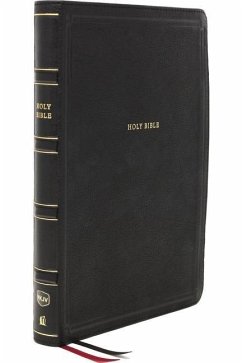 Nkjv, Deluxe Reference Bible, Center-Column Giant Print, Leathersoft, Black, Red Letter Edition, Thumb Indexed, Comfort Print - Thomas Nelson