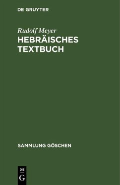 Hebräisches Textbuch (eBook, PDF) - Meyer, Rudolf