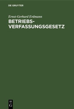 Cover Betriebsverfassungsgesetz (eBook, PDF)