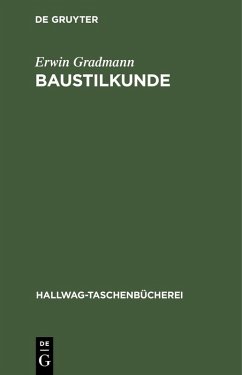 Baustilkunde (eBook, PDF) - Gradmann, Erwin