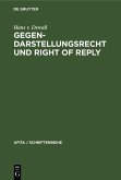 Gegendarstellungsrecht und Right of reply (eBook, PDF)