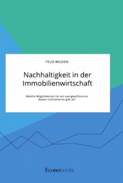 Nachhaltigkeit in der Immobilienwirtschaft. Welche Möglichkeiten für ein energieeffizientes Bauen und Sanieren gibt es? - Wilden, Felix