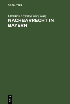 Cover Nachbarrecht in Bayern (eBook, PDF)
