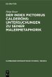 Der Index Pictorius Calderóns:... - Bild 1