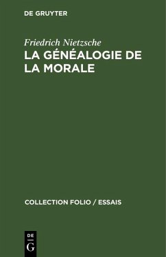 Cover La généalogie de la morale (eBook, PDF)