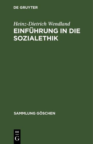 Einführung in die Sozialethik (eBook, PDF)