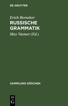 Russische Grammatik (eBook, PDF) - Berneker, Erich
