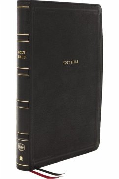 Nkjv, Deluxe Reference Bible, Center-Column Giant Print, Leathersoft, Black, Red Letter Edition, Comfort Print - Thomas Nelson