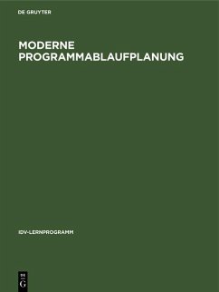 Cover Moderne Programmablaufplanung (eBook, PDF)