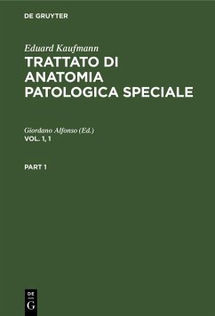 Cover Eduard Kaufmann: Trattato di anatomia patologica speciale. Vol. 1, 1 (eBook, PDF)