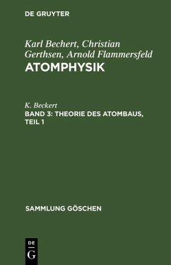 Cover Theorie des Atombaus, Teil 1 (eBook, PDF)