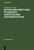 Datenverarbeitung im Dienste juristischer Dokumentation (eBook, PDF)