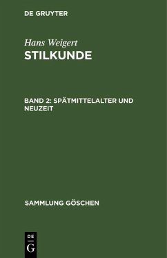 Spätmittelalter und Neuzeit (eBook, PDF) - Weigert, Hans