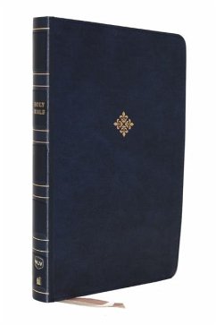 Nkjv, Reference Bible, Center-Column Giant Print, Leathersoft, Blue, Red Letter Edition, Comfort Print - Thomas Nelson