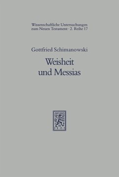 Weisheit und Messias (eBook, PDF) - Schimanowski, Gottfried