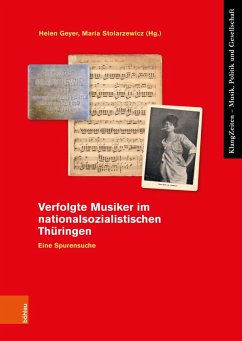 Verfolgte Musiker im nationalsozialistischen Thüringen (eBook, PDF)