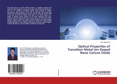 Optical Properties of Transition Metal Ion Doped Nano Cerium Oxide