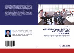 ORGANIZATIONAL POLITICS AND JOB RELATED OUTCOMES