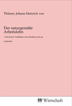 Cover Der naturgemäße Arbeitslohn