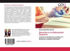 Derecho a La Educación Superior - Maldonado Erazo, Ximena Elizabeth;Haro Tulcanazo, Myriam Alexandra