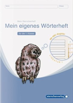 Mein eigenes Wörterheft - Lineatur 1 mit seitlichem ABC-Register - sternchenverlag GmbH;Langhans, Katrin